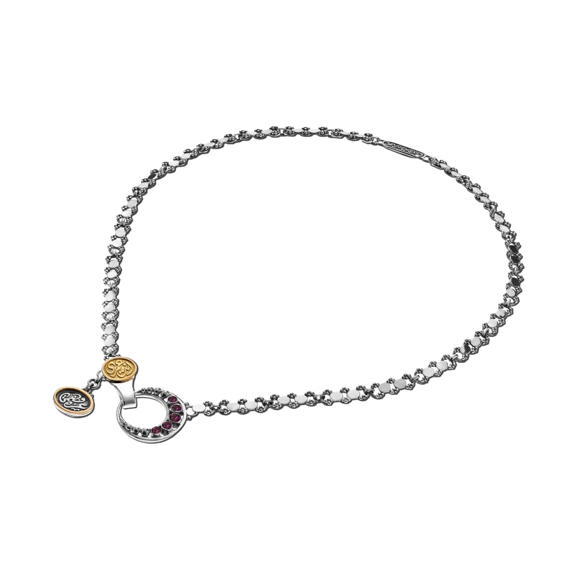 Eternity Crescent Necklace