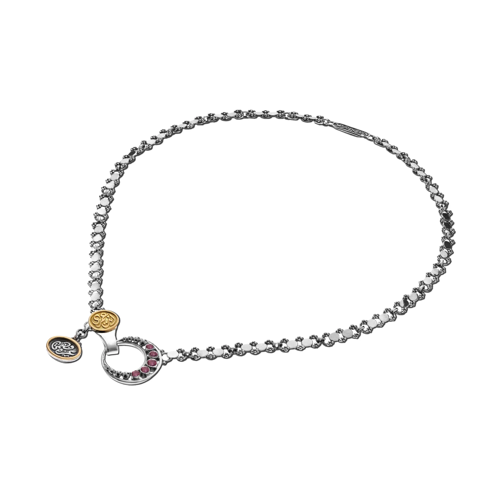 Eternity Crescent Necklace - Image 4