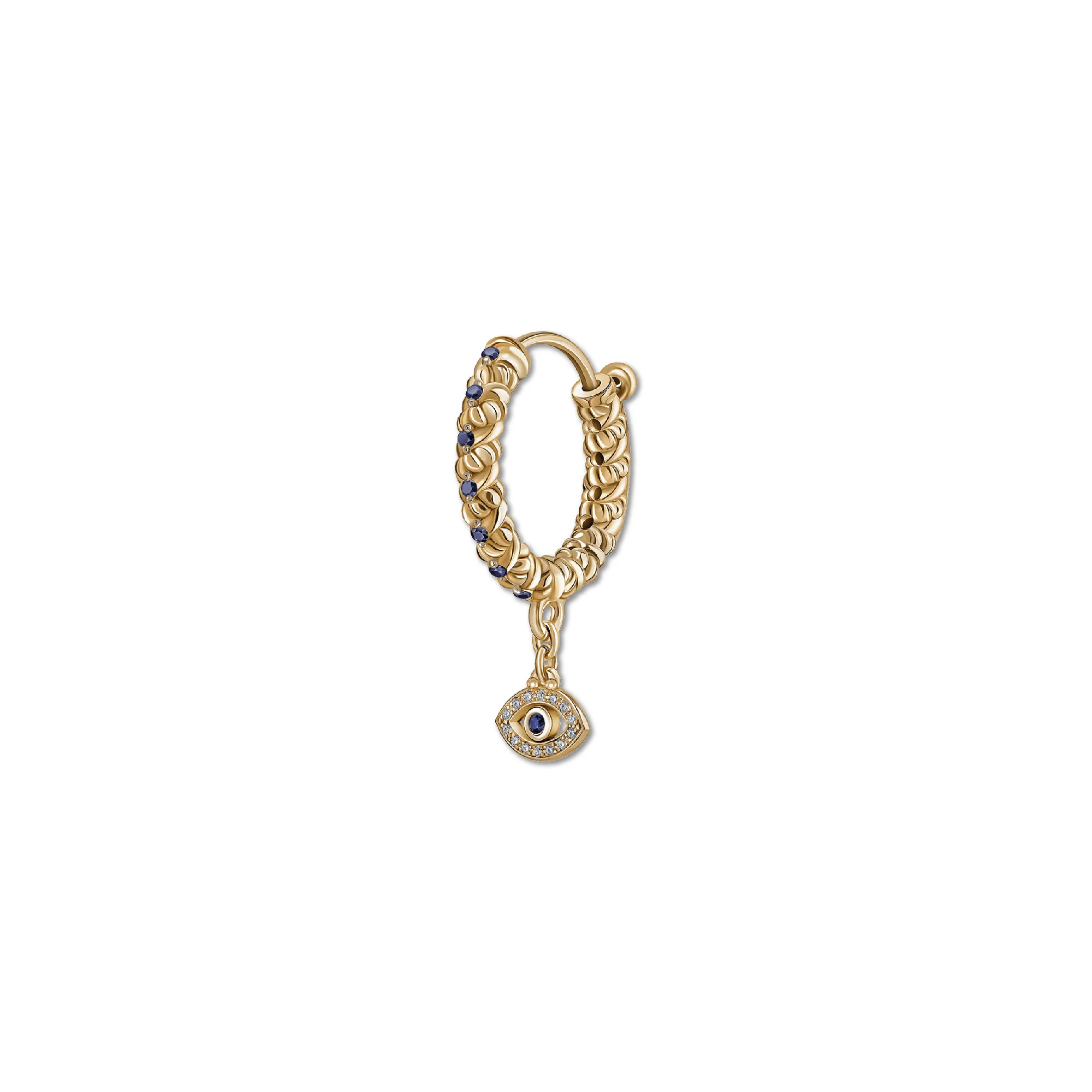 Eye Single Hoop Earring