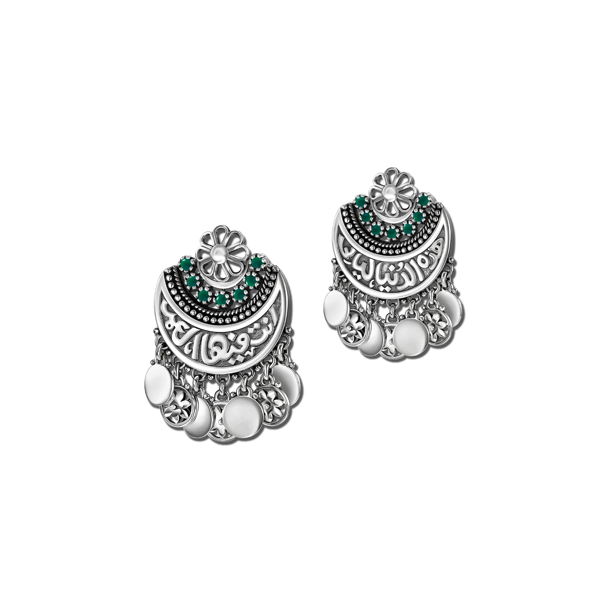Fallahy Crescent Earrings - Image 3