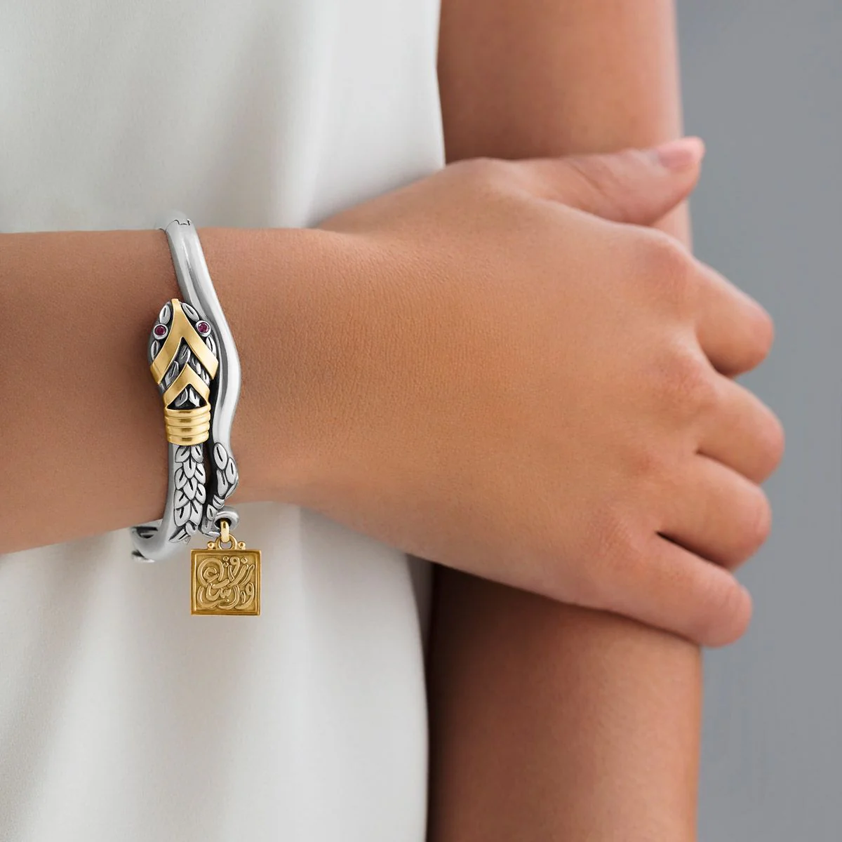 Fallahy Snake Bangle - Image 2