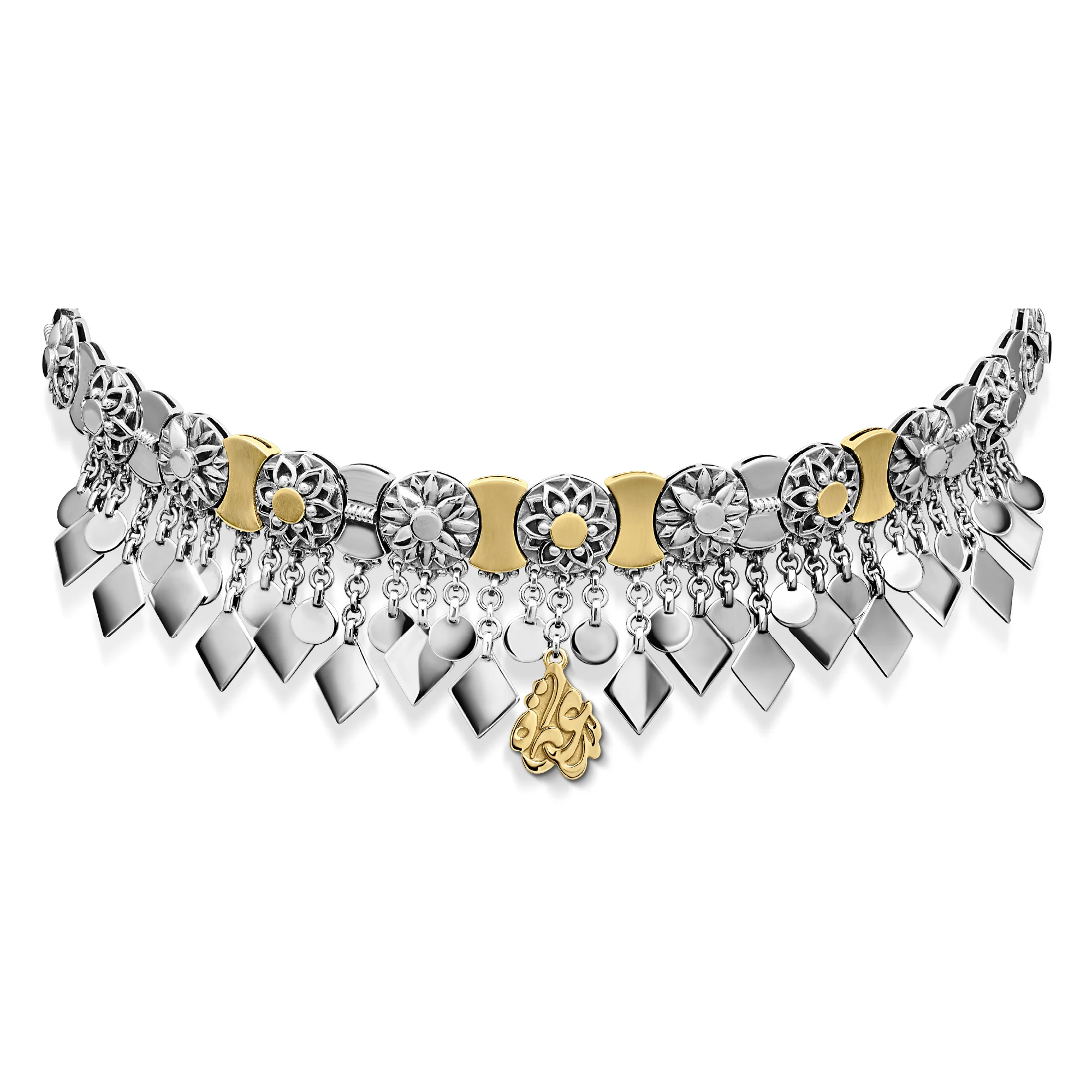 Gold & Silver Garden of Happiness Choker