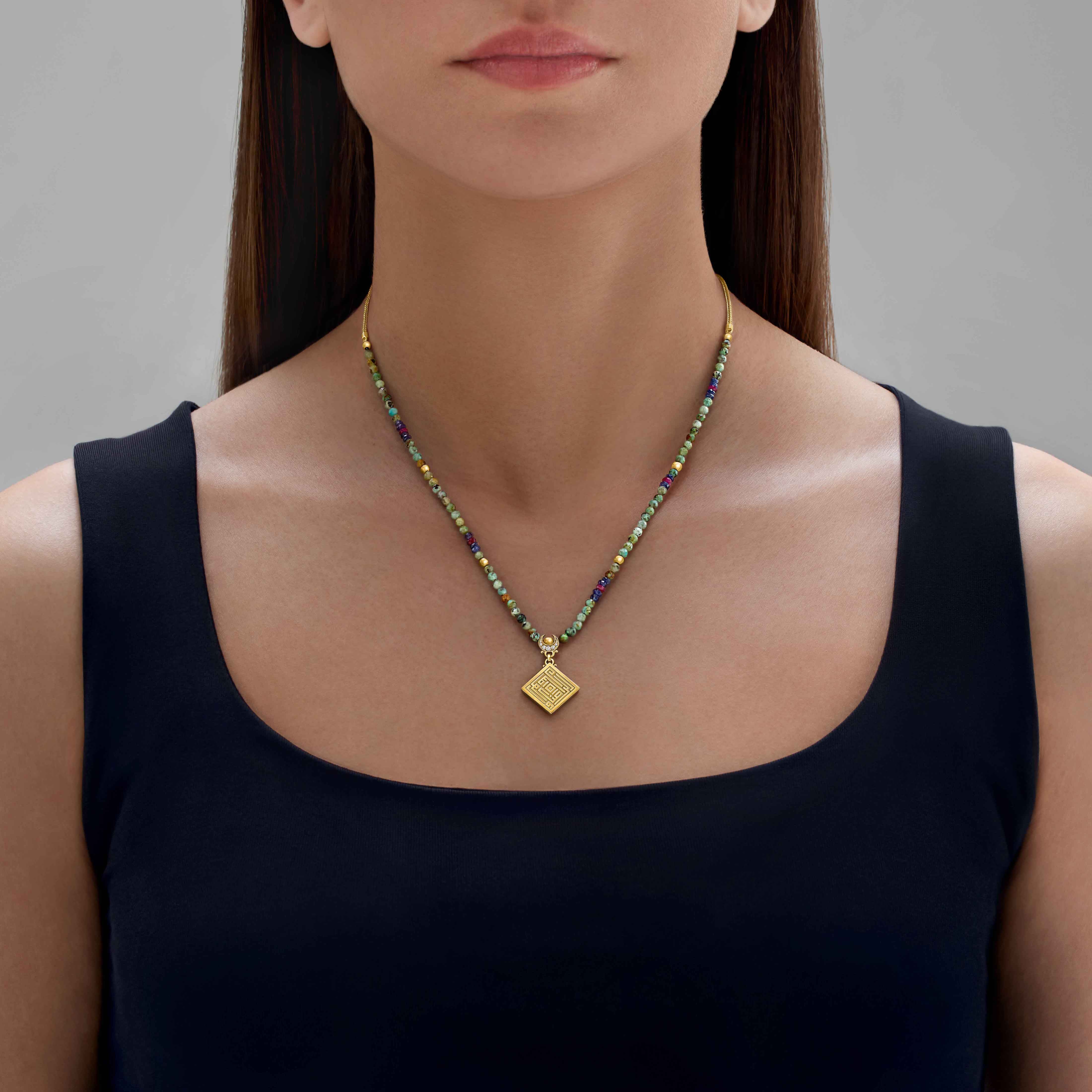 Kufi Calligraphy Necklace - Image 4