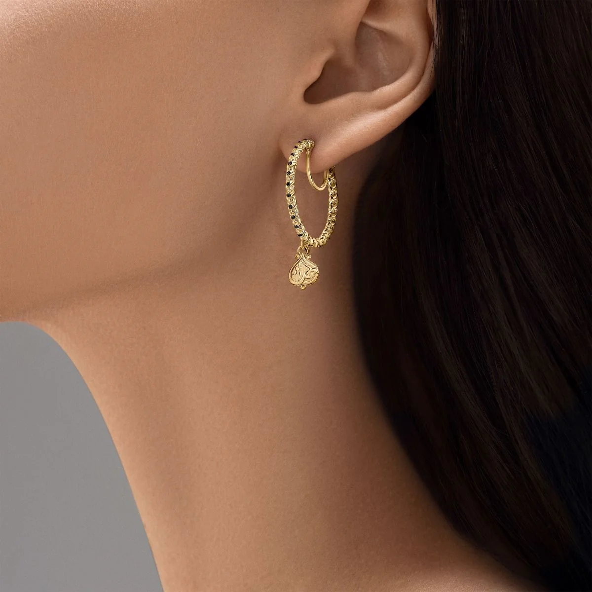 Love Single Hoop Earring - Image 2