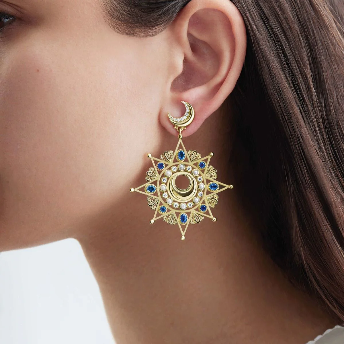 Ottoman Star Earrings - Image 3
