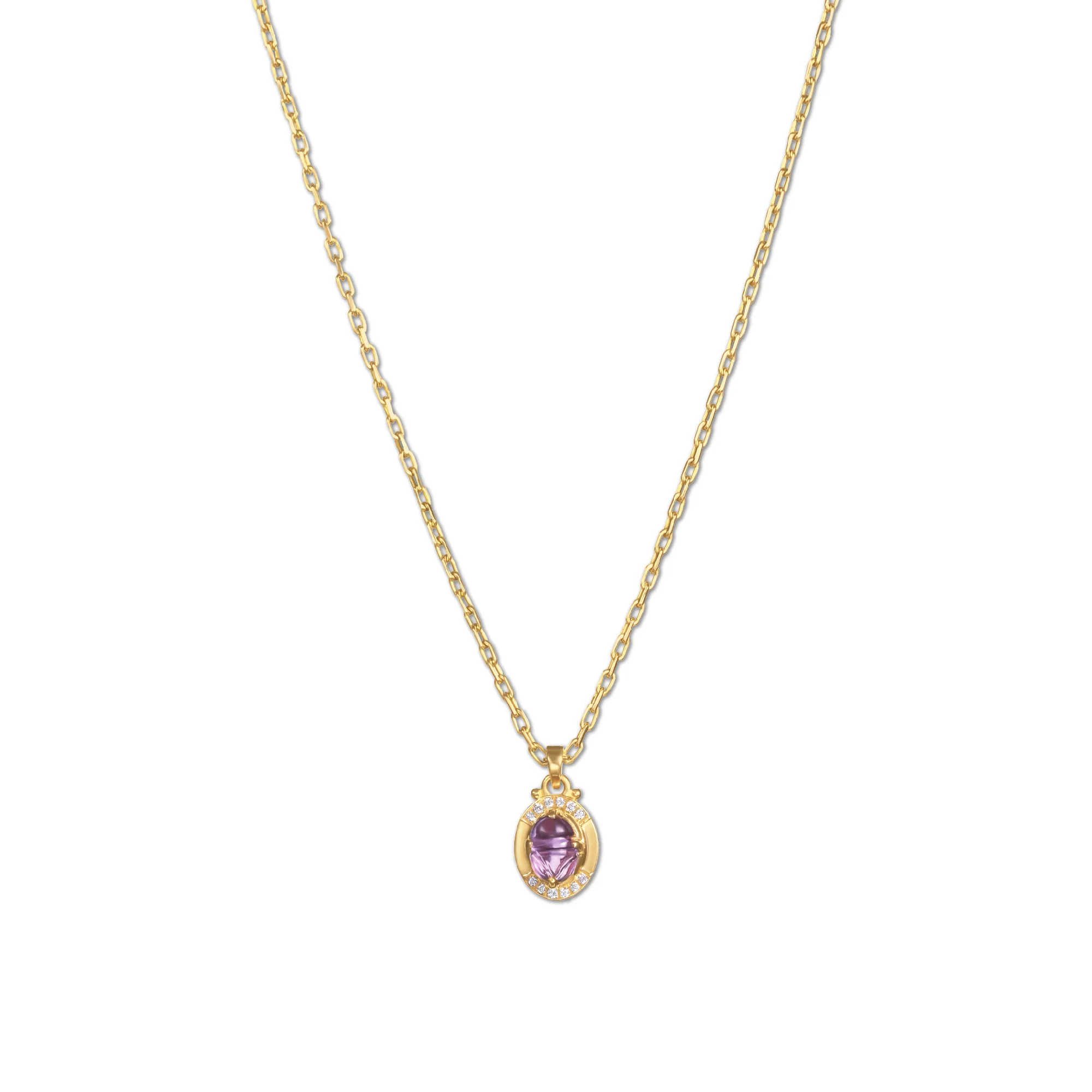 Scarab Stone Necklace - Image 2
