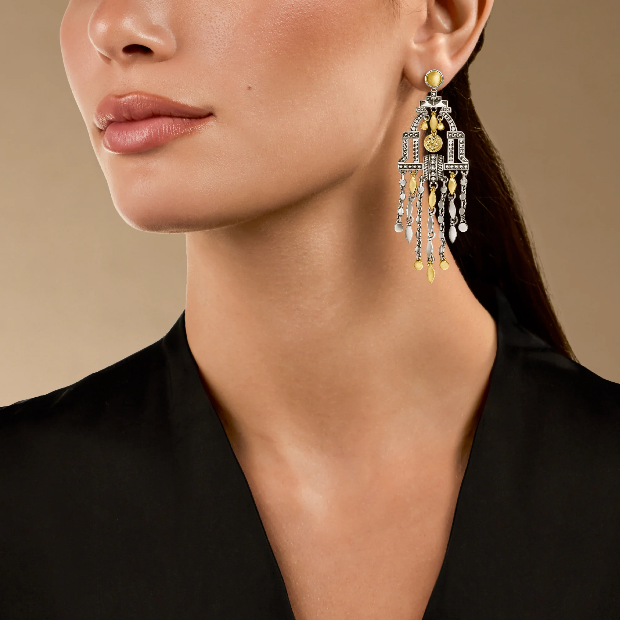 Suma Chandelier Earrings - Image 2