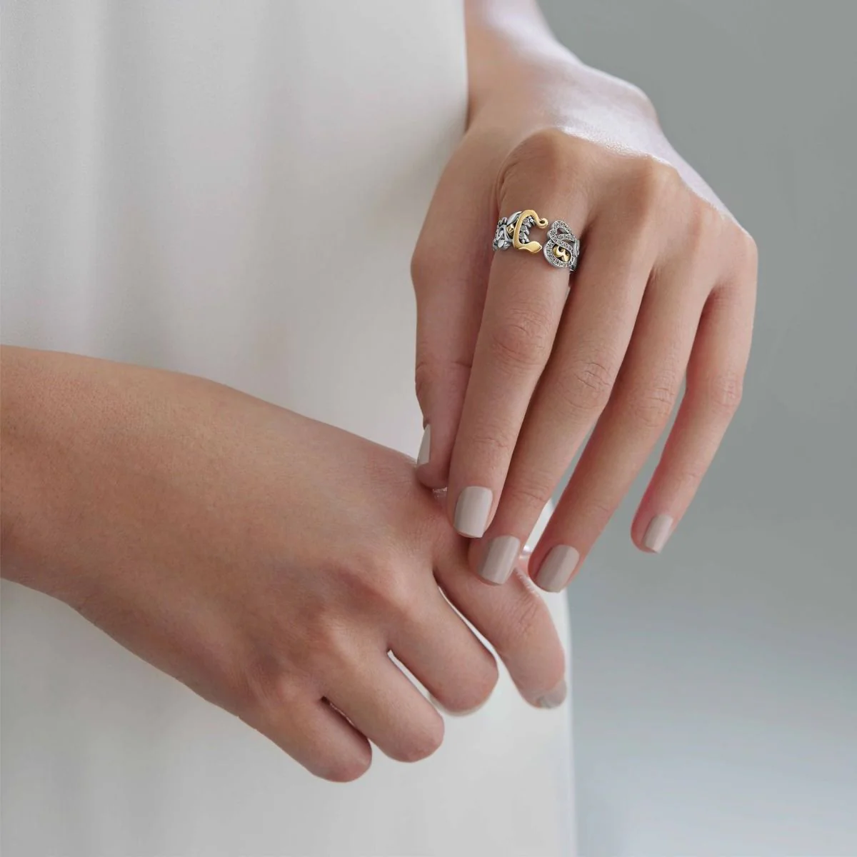 Three Quarter Love Ring - Image 2