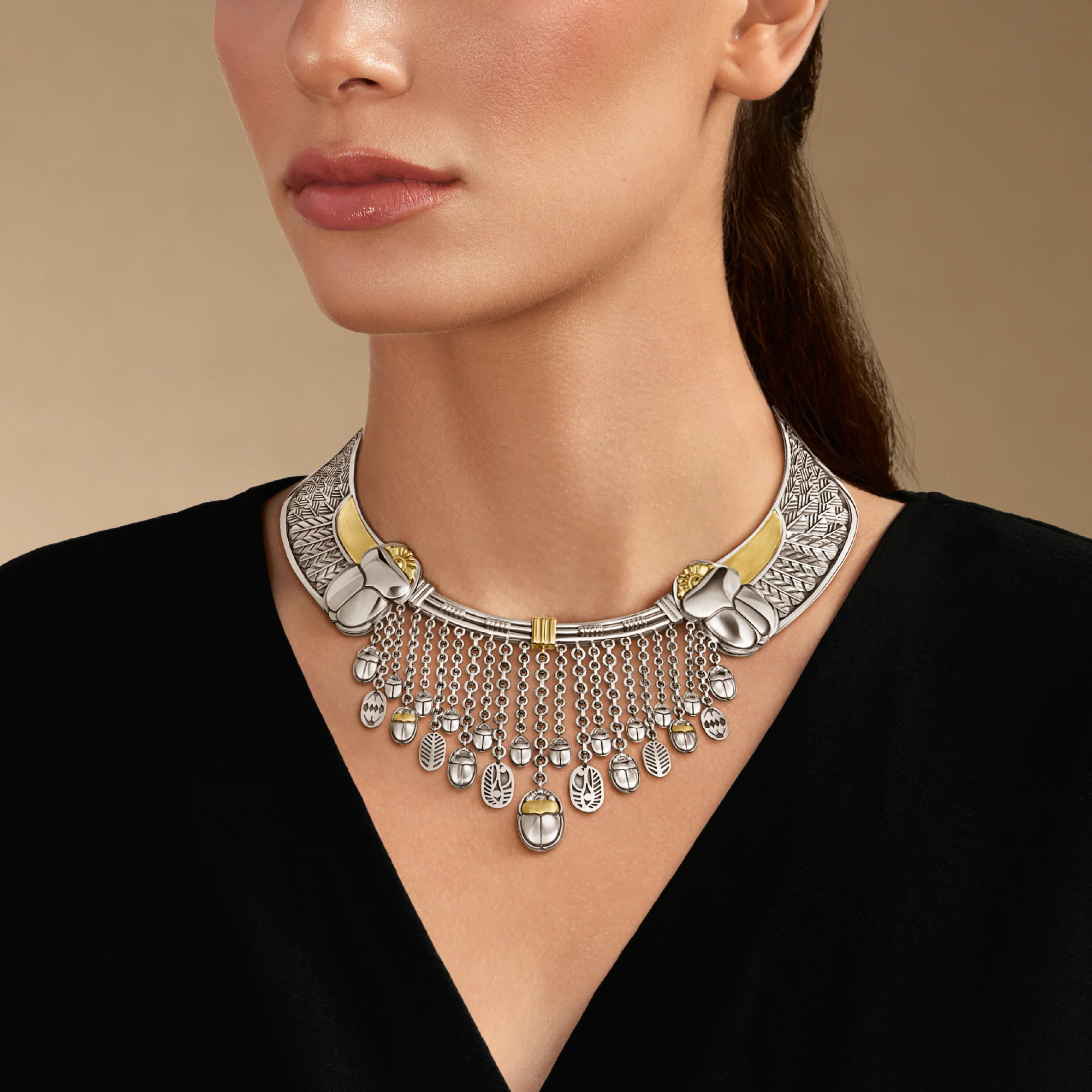 Winged Scarab Necklace - Image 2